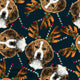 Christmas - Design 69 - Reindeer Dog Fabric