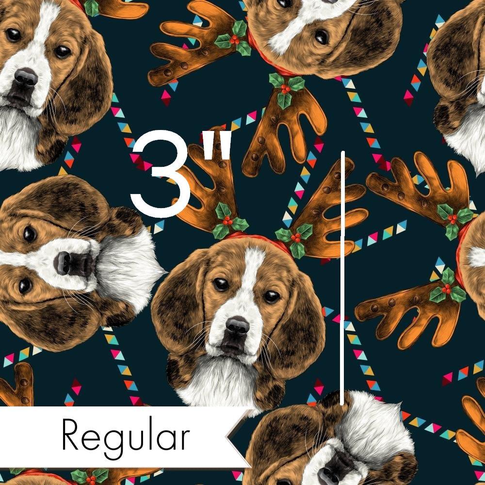 Christmas Design 69 Reindeer Dog Fabric – made-to-order custom fabric by the metre | Fabric by Missy Rose