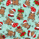 Christmas - Design 7 - Cute Reindeer Fabric