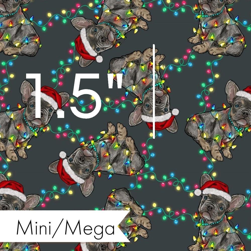 Christmas Design 71 Frenchie Fabric – pre-order designer fabric Australia | Fabric by Missy Rose