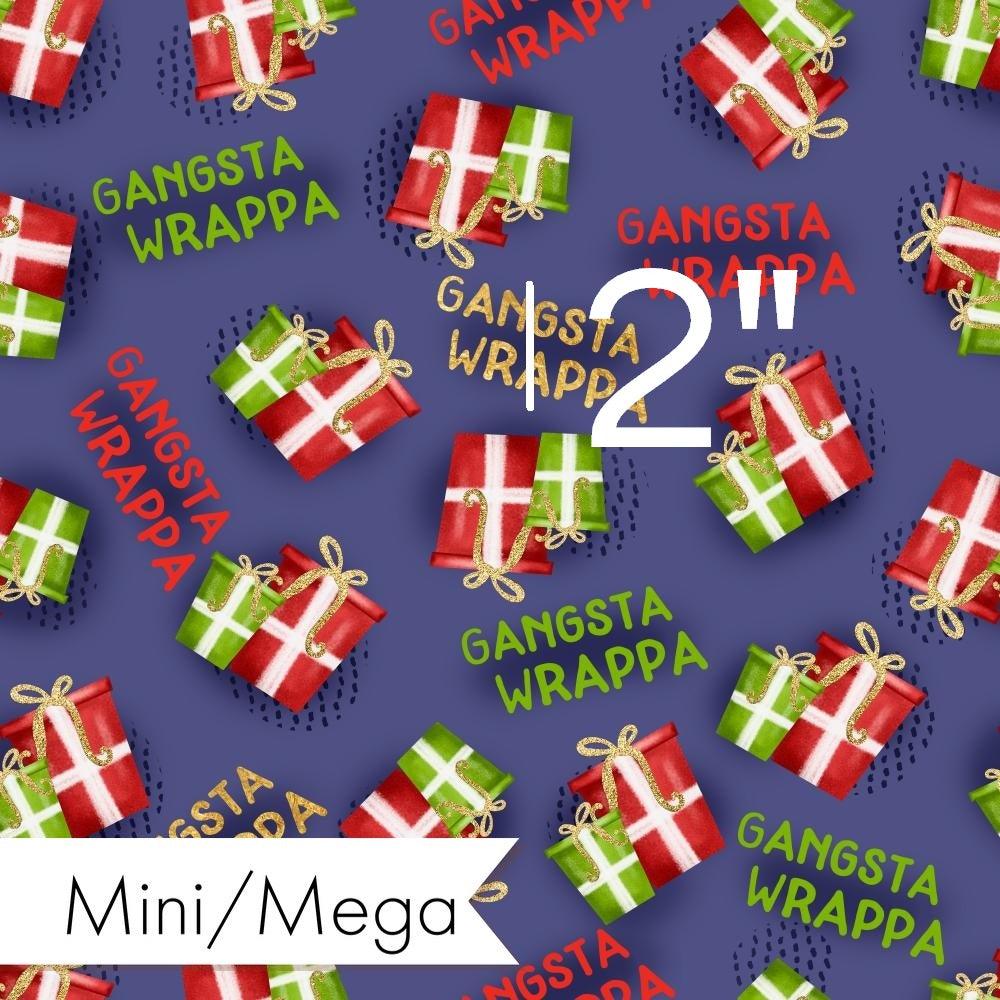 Christmas Design 73 Gangster Wrapper Fabric – made-to-order custom fabric by the metre | Fabric by Missy Rose