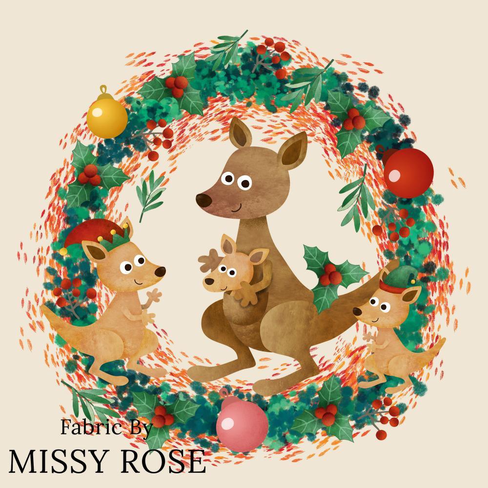 Christmas Design 74 Panel Fabric – custom printed pre-order fabric Australia | Fabric by Missy Rose