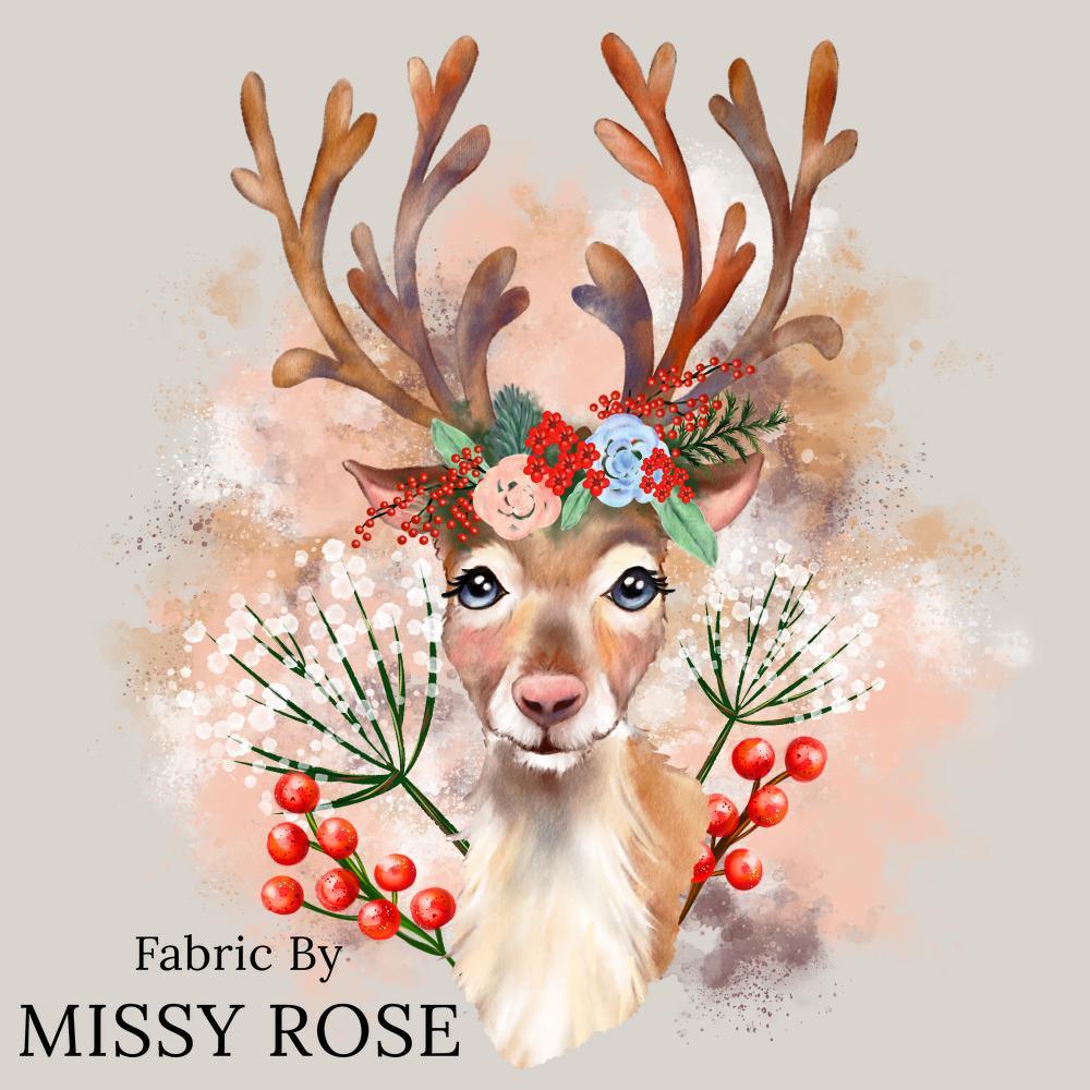 Christmas Design 76 Panel Fabric – premium custom printed fabric for sewing | Fabric by Missy Rose
