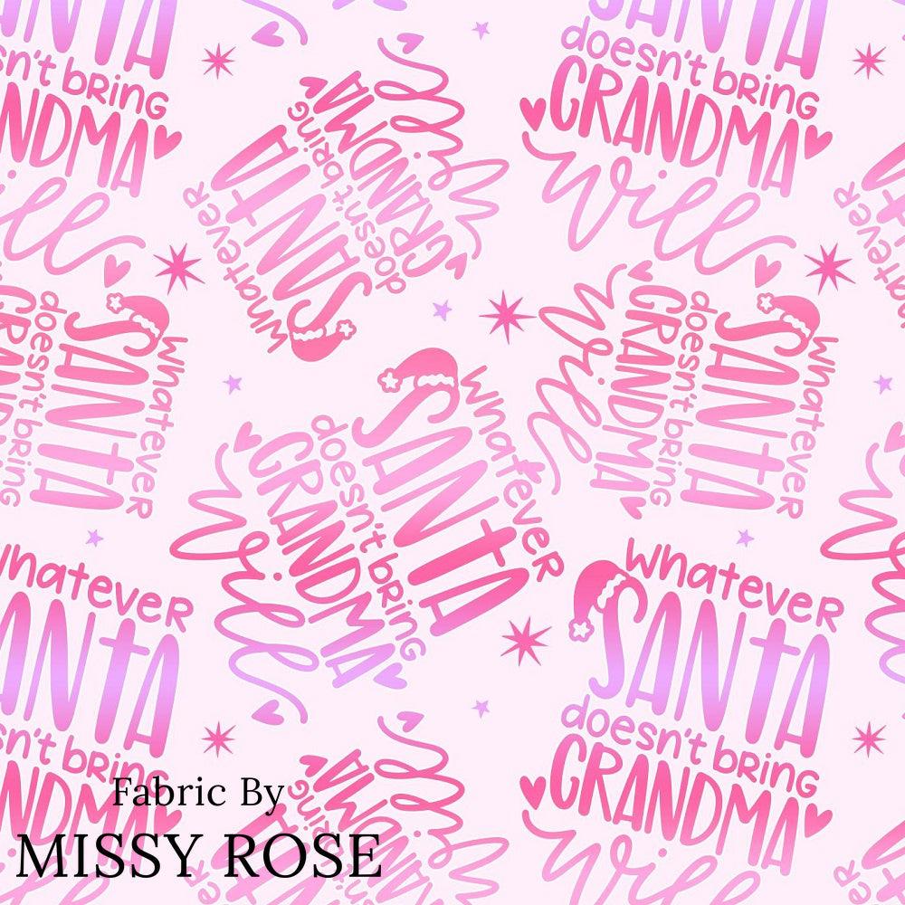Christmas Design 78 Grandma Fabric – pre-order designer fabric Australia | Fabric by Missy Rose