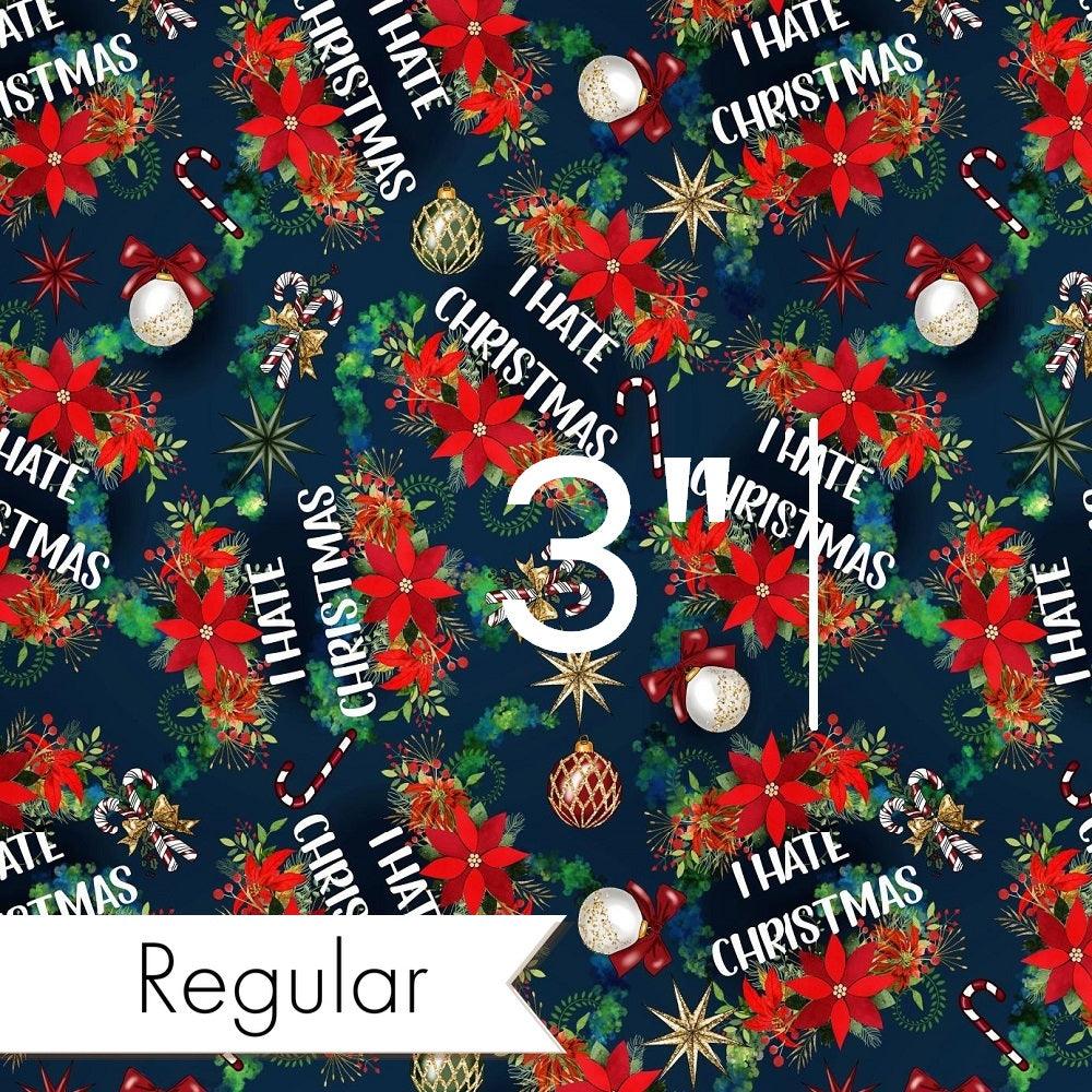 Christmas Design 81 Hate Christmas Fabric – Australian custom printed fabric pre-order | Fabric by Missy Rose
