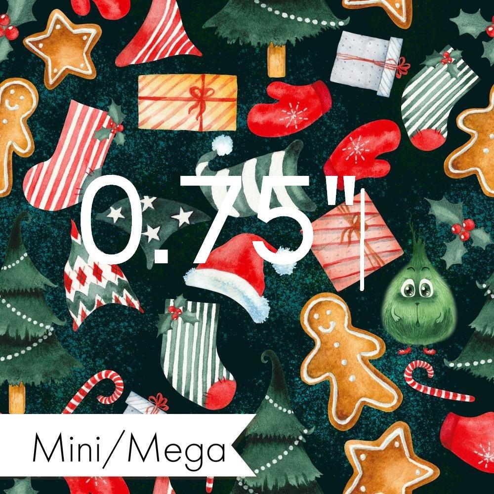 Christmas Design 83 Nice List Fabric – custom printed pre-order fabric Australia | Fabric by Missy Rose