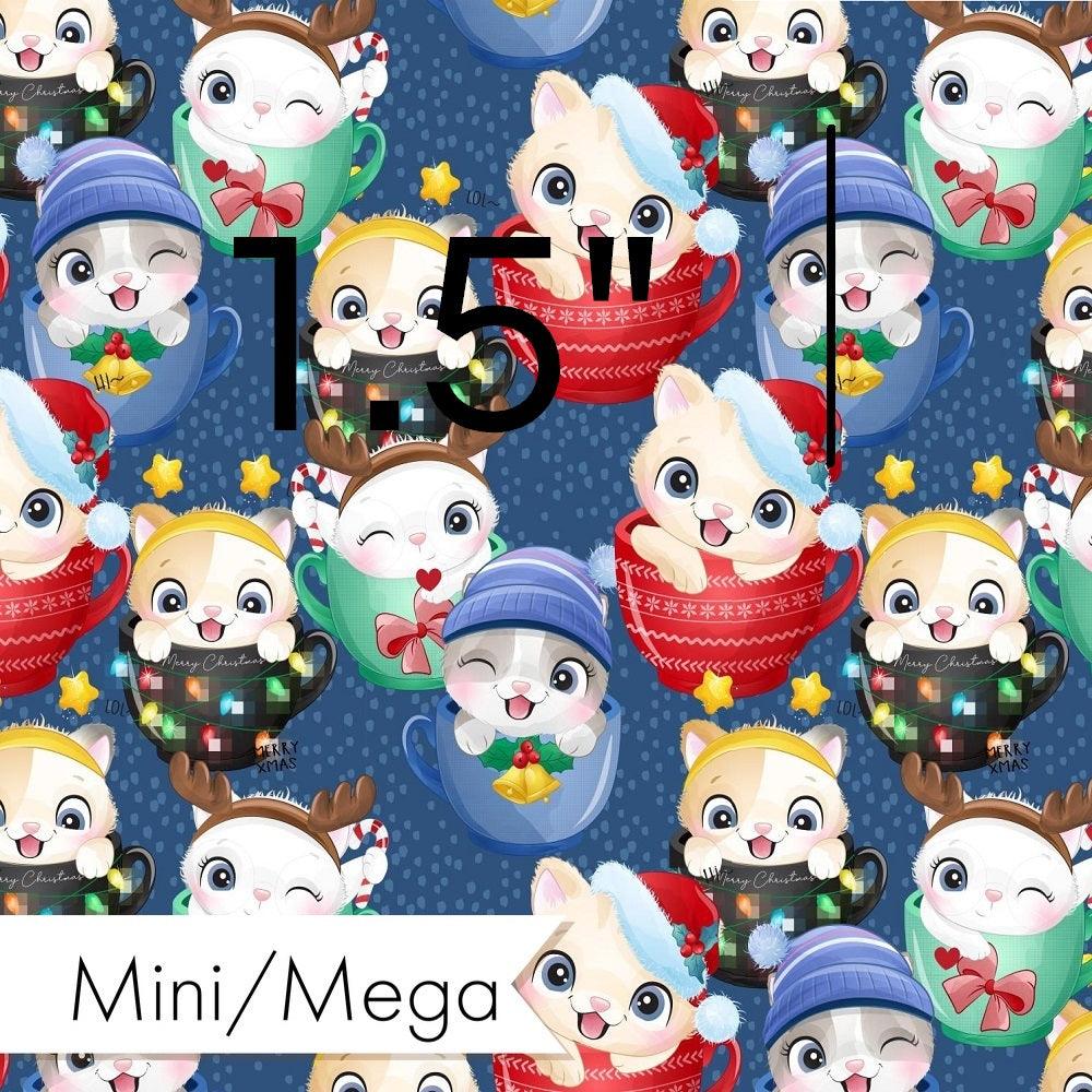Christmas Design 84 Cute Kitties Fabric – made-to-order custom fabric by the metre | Fabric by Missy Rose