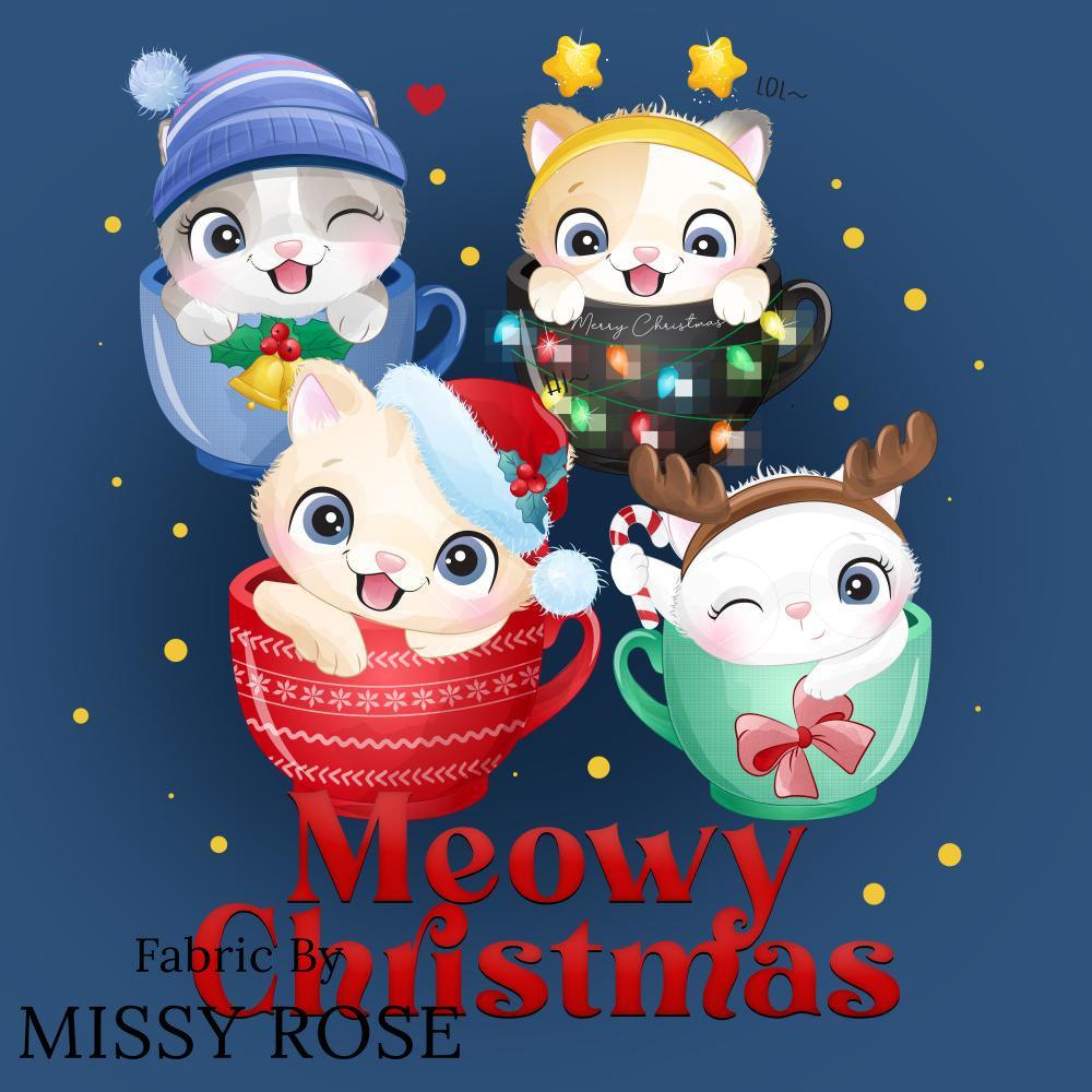 Christmas Design 84 Panel Fabric – made-to-order custom fabric by the metre | Fabric by Missy Rose