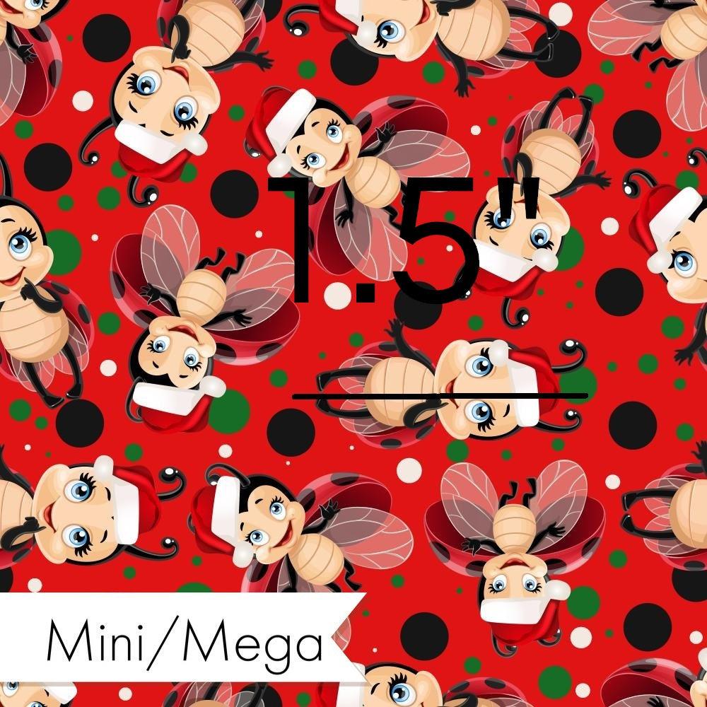 Christmas Design 85 Ladybug Fabric – Australian custom printed fabric pre-order | Fabric by Missy Rose