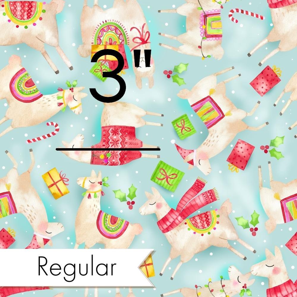 Christmas Design 87 Llama Fabric – premium custom printed fabric for sewing | Fabric by Missy Rose