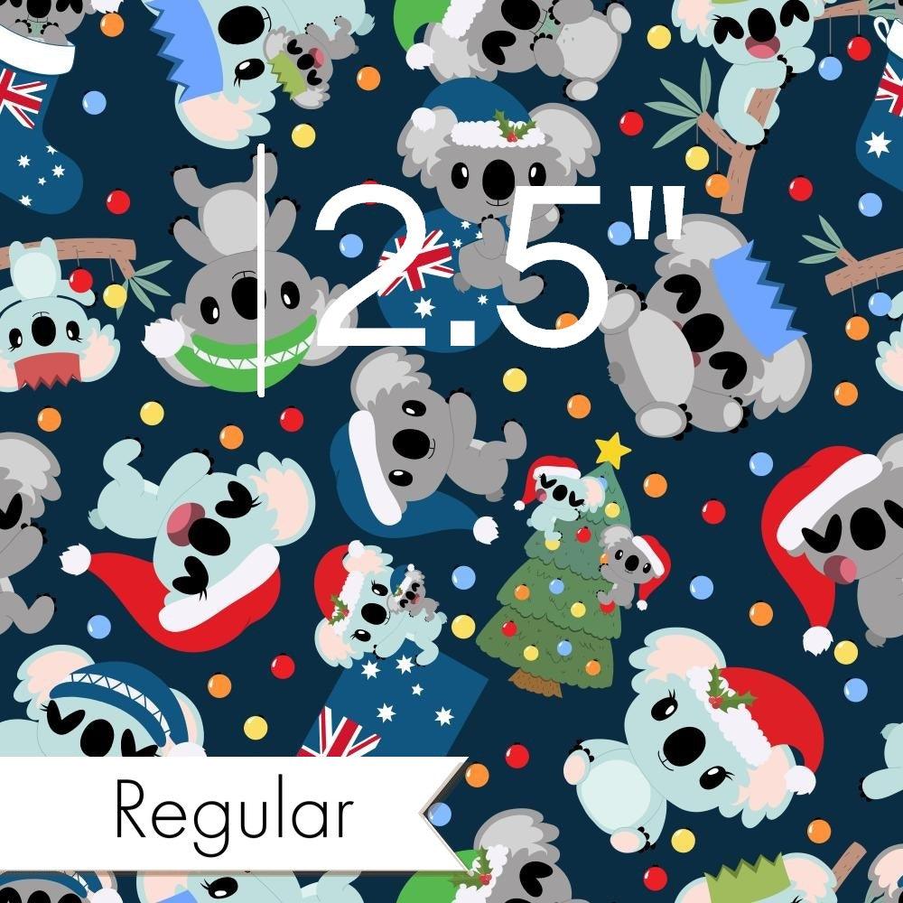 Christmas Design 88 Aussie Koala Fabric – pre-order designer fabric Australia | Fabric by Missy Rose