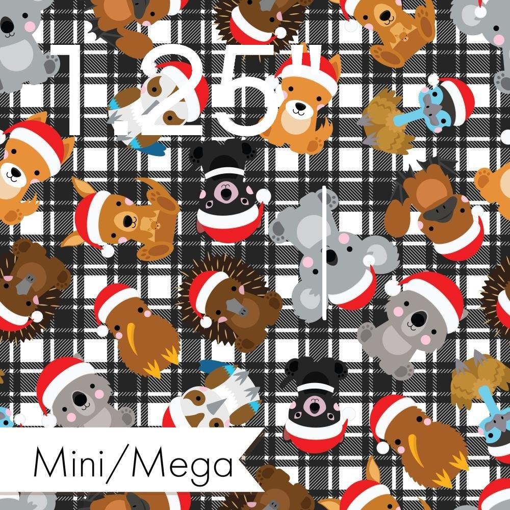Christmas Design 9 Plaid Animals Fabric – made-to-order custom fabric by the metre | Fabric by Missy Rose