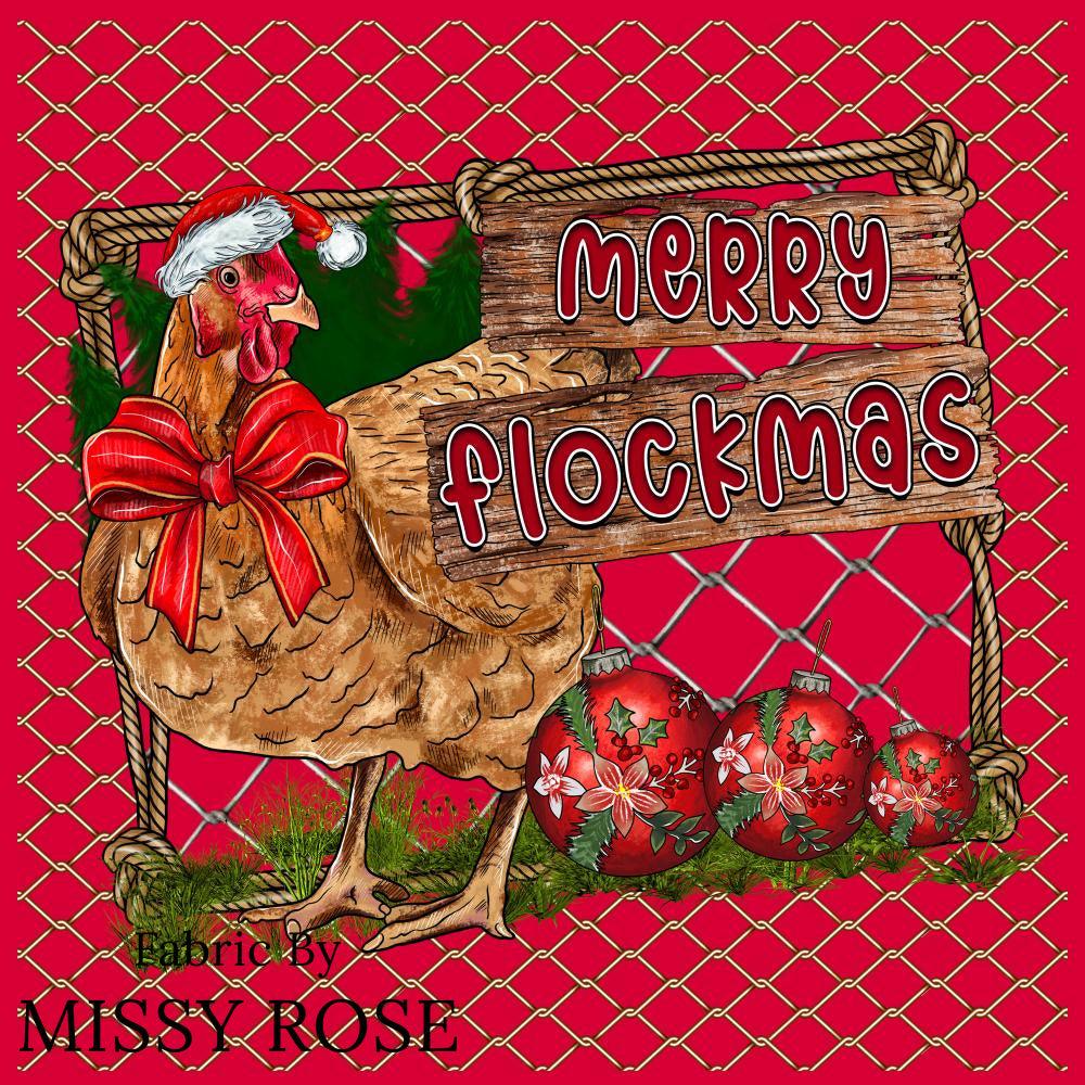 Christmas Design 90 Panel fabric – made-to-order custom fabric by the metre | Fabric by Missy Rose