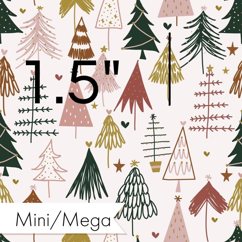 Christmas Design 91 Boho Tree Fabric – premium custom printed fabric for sewing | Fabric by Missy Rose