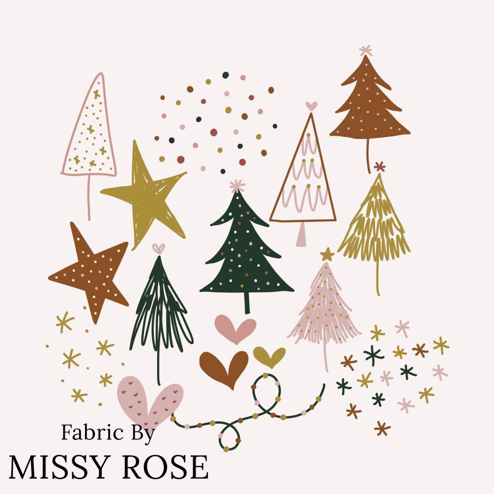 Christmas Design 91 Panel fabric – Australian custom printed fabric pre-order | Fabric by Missy Rose