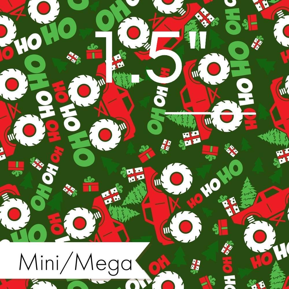 Christmas Design 92 Monster Truck Fabric – pre-order designer fabric Australia | Fabric by Missy Rose
