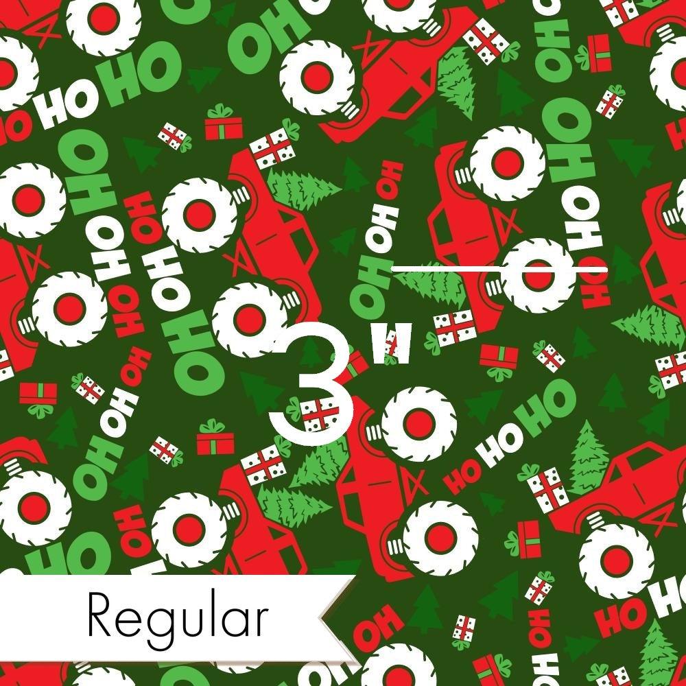 Christmas Design 92 Monster Truck Fabric – premium custom printed fabric for sewing | Fabric by Missy Rose