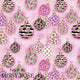 Christmas - Design 99 - Pink Ornaments Fabric