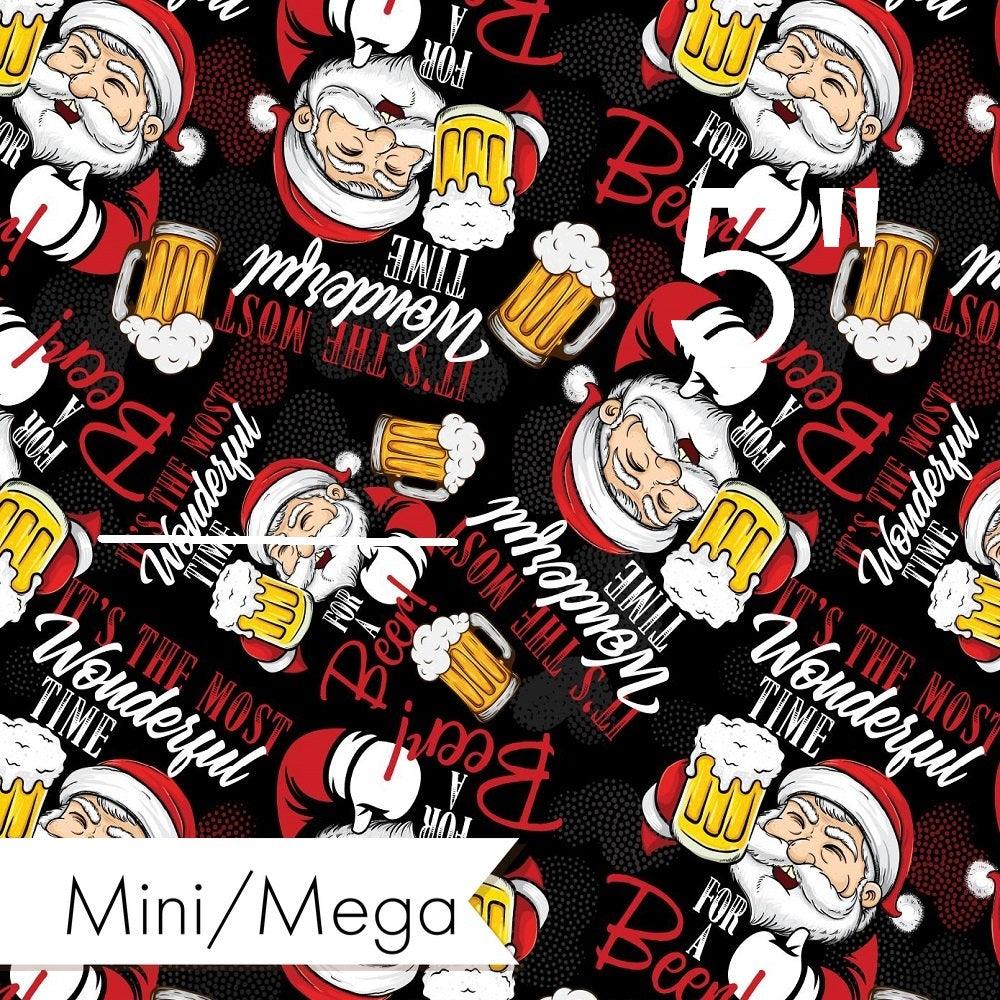 Christmas Design 156 Beer Fabric – pre-order designer fabric Australia | Fabric by Missy Rose