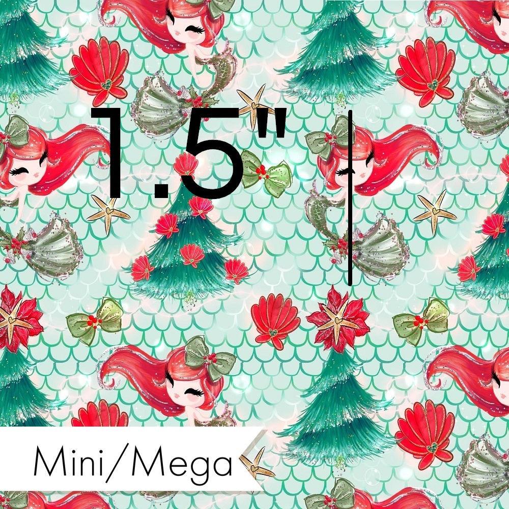 Christmas Design 173 Mermaid Fabric – made-to-order custom fabric by the metre | Fabric by Missy Rose