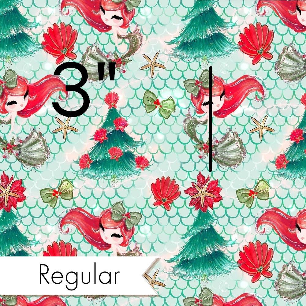 Christmas Design 173 Mermaid Fabric – custom printed pre-order fabric Australia | Fabric by Missy Rose