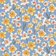 Indy Bloom Fabric - Daffodil Fields - Daffodil in Periwinkle 01