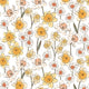 Indy Bloom Fabric - Daffodil Fields - Daffodil in White 06