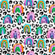 Unlimited - Leopard Rainbow Fabric