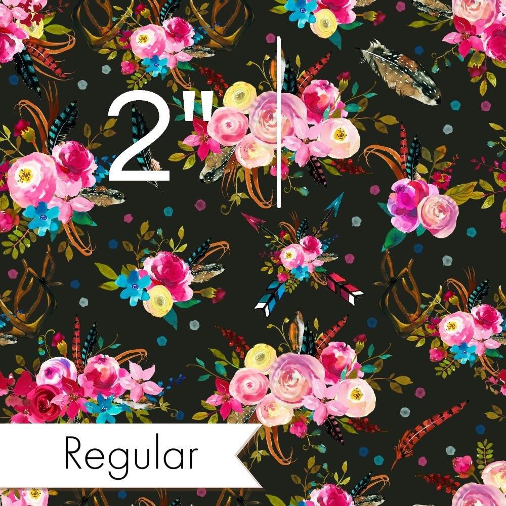 Design 1001 Black Floral Fabric – Australian custom printed fabric pre-order | Fabric by Missy Rose