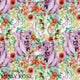 Design 1002 - Green Koala Fabric