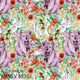 Design 1002 - Green Koala Fabric