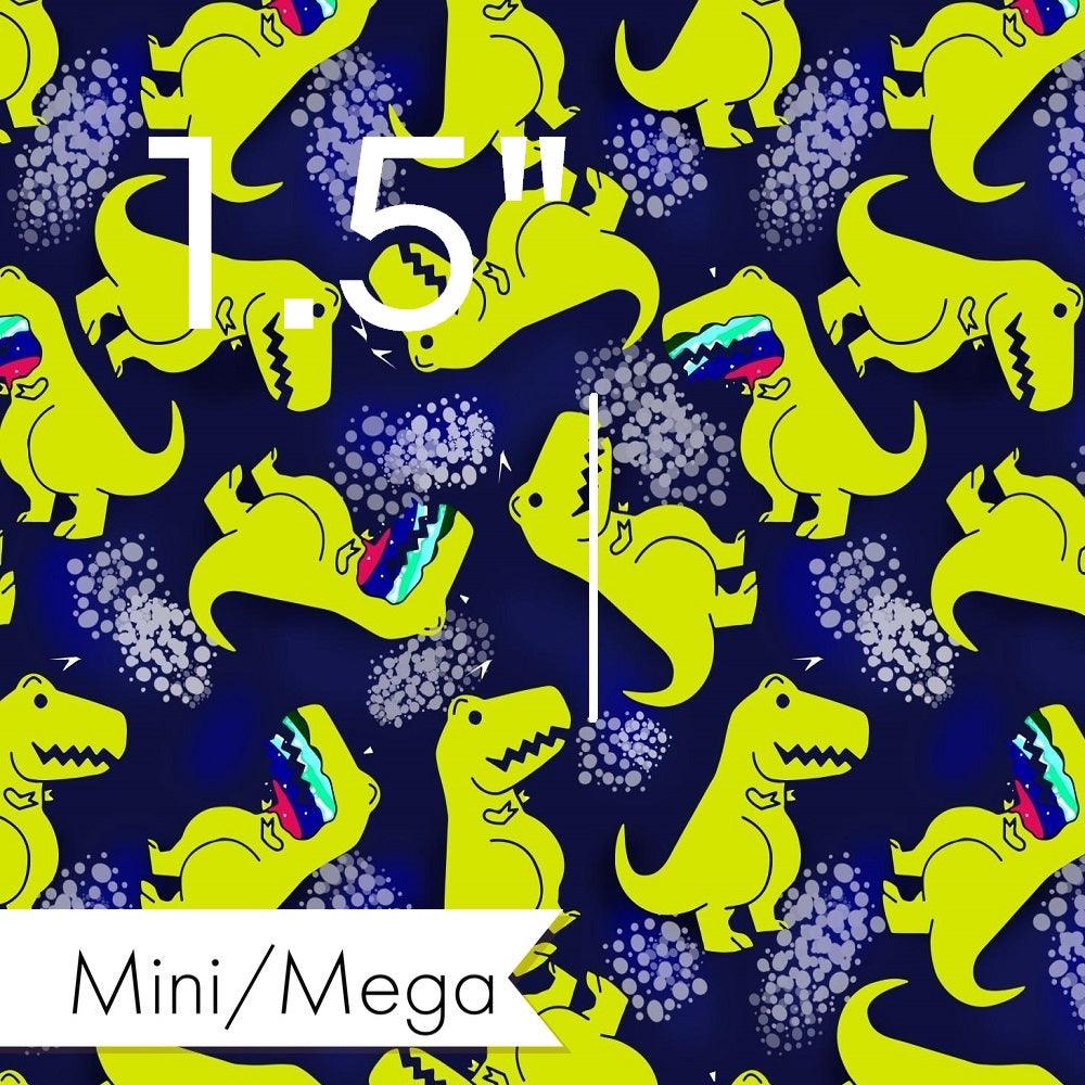 Design 1003 Navy Dinosaur Fabric – made-to-order custom fabric by the metre | Fabric by Missy Rose