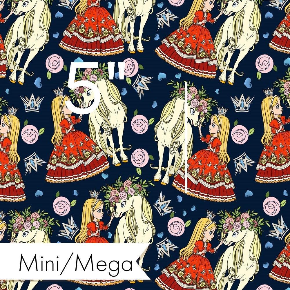 Design 1006 Unicorn Princess Fabric – premium custom printed fabric for sewing | Fabric by Missy Rose