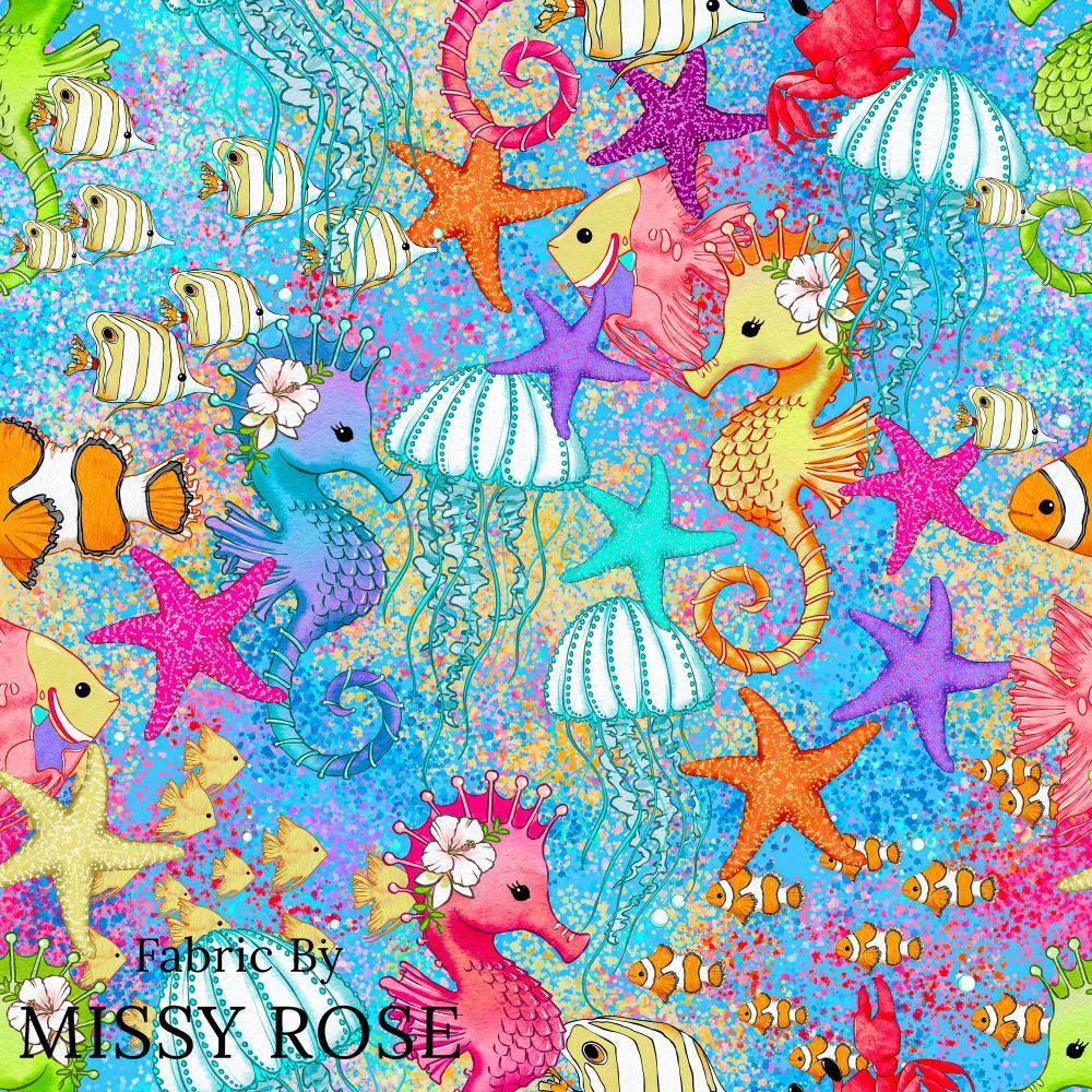 Design 101 Under Sea Fabric – made-to-order custom fabric by the metre | Fabric by Missy Rose