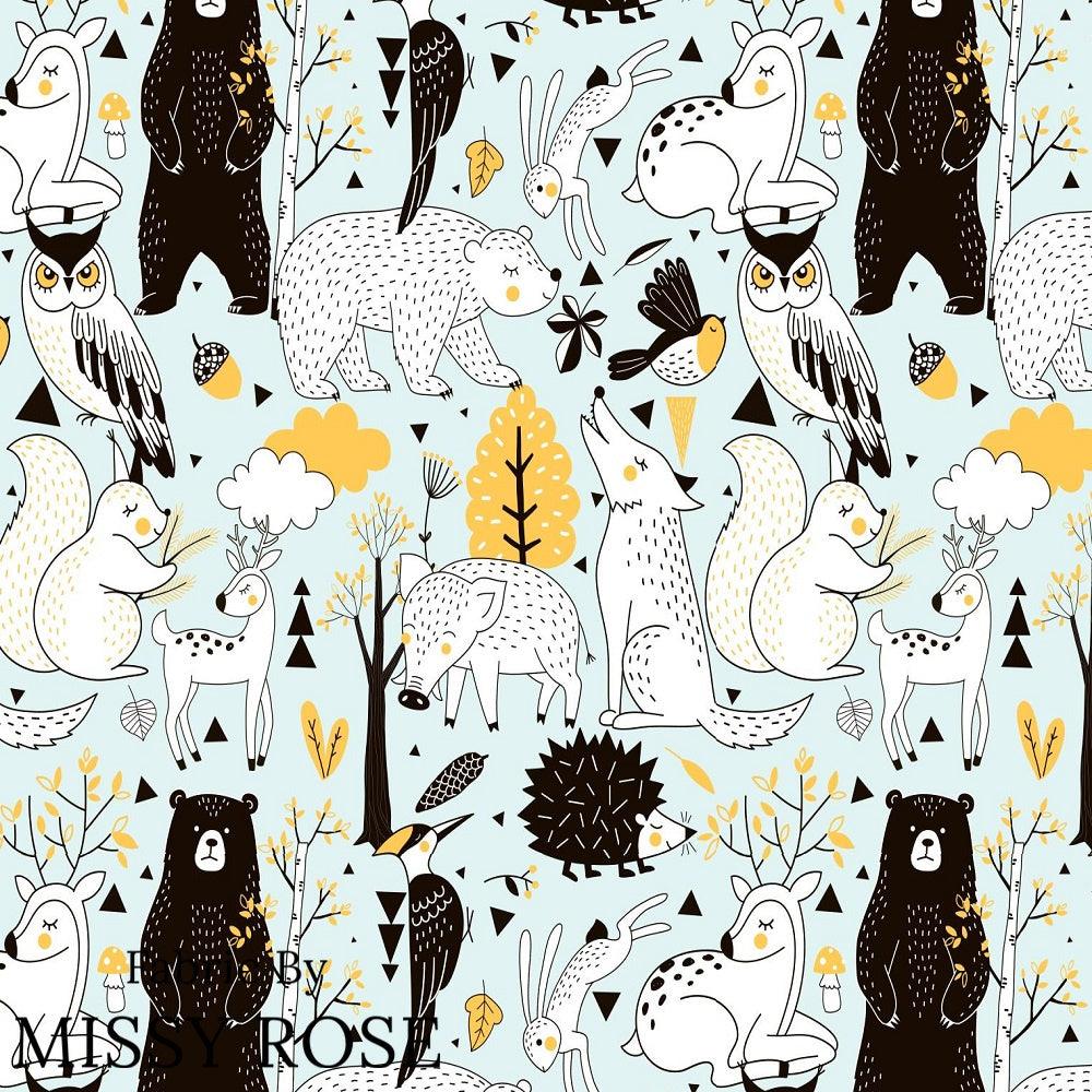 Design 1012 Scandi Woodlands Fabric – premium custom printed fabric for sewing | Fabric by Missy Rose
