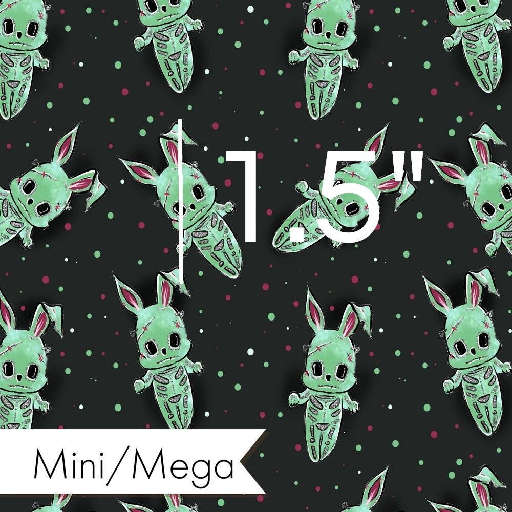 Design 1013 Zombie Bunny Fabric – Australian custom printed fabric pre-order | Fabric by Missy Rose