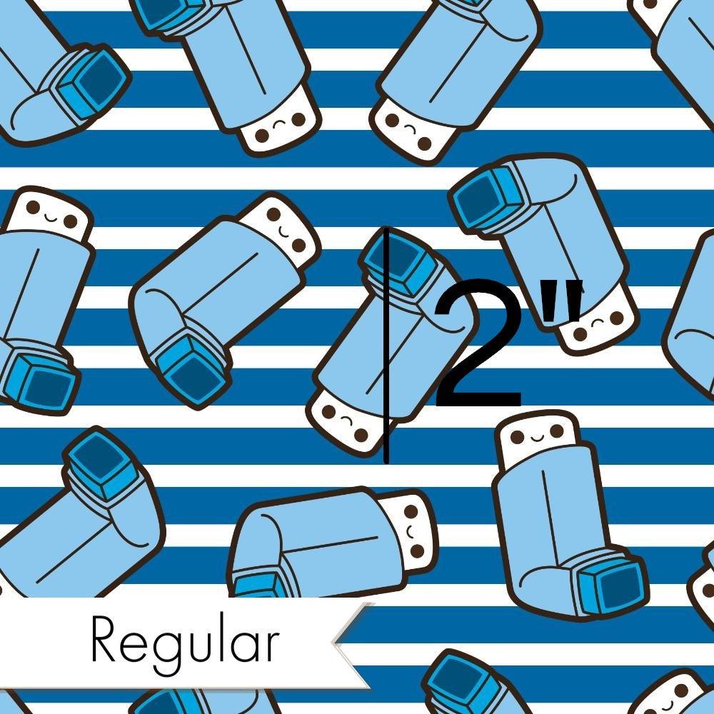 Design 1014 Striped Asthma Fabric – premium custom printed fabric for sewing | Fabric by Missy Rose
