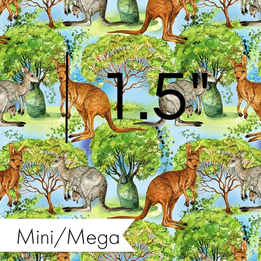 Design 1015 Blue Aussie Fabric – made-to-order custom fabric by the metre | Fabric by Missy Rose