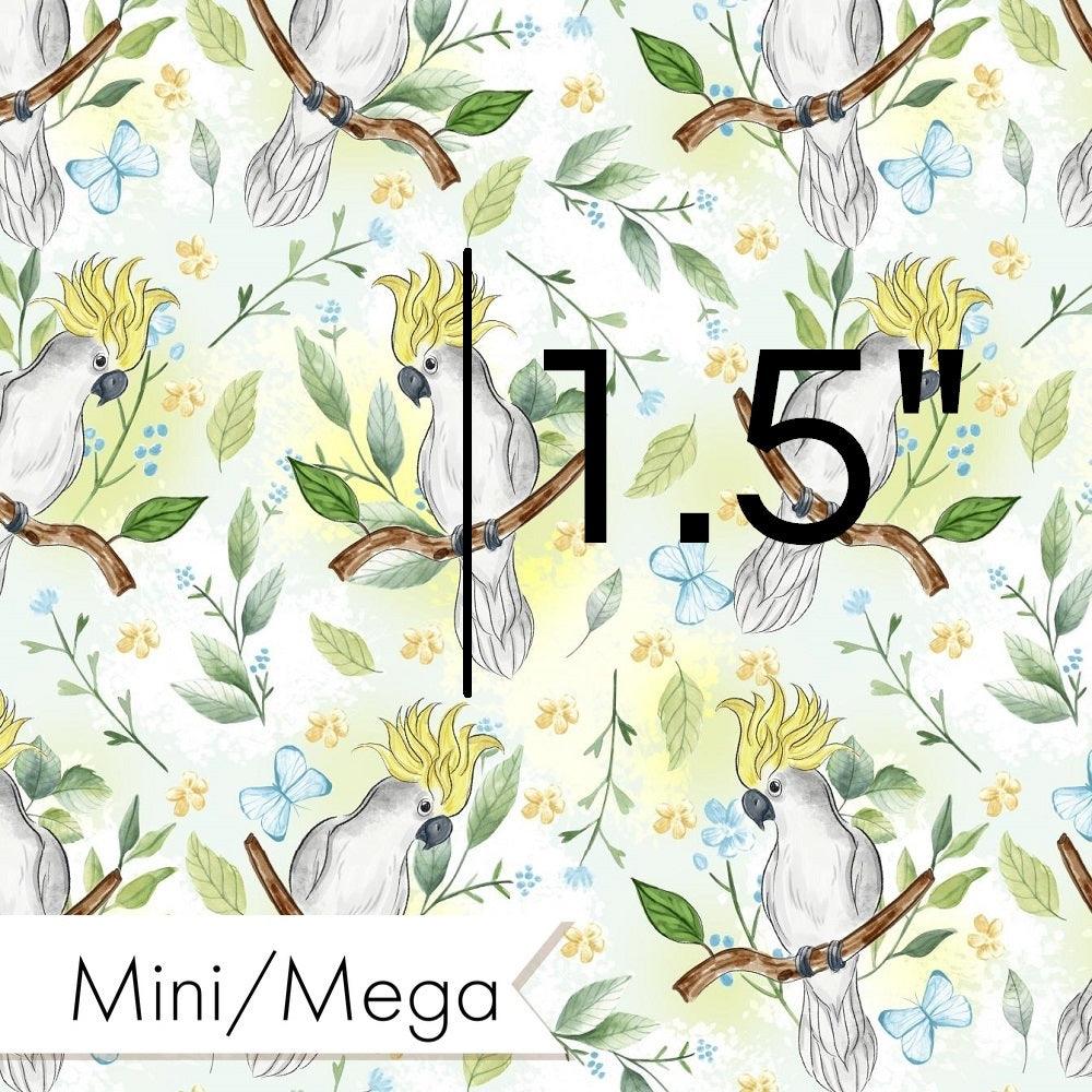 Design 1017 Cockatoo Fabric – custom printed pre-order fabric Australia | Fabric by Missy Rose