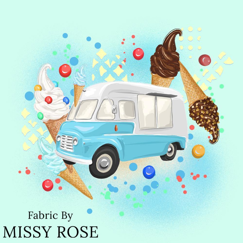 Design 1019 Panel Fabric – made-to-order custom fabric by the metre | Fabric by Missy Rose