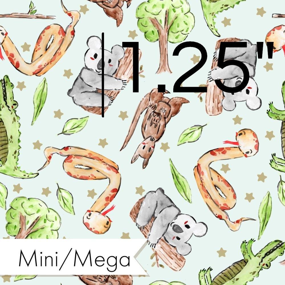 Design 102 Cute Animals Fabric – custom printed pre-order fabric Australia | Fabric by Missy Rose