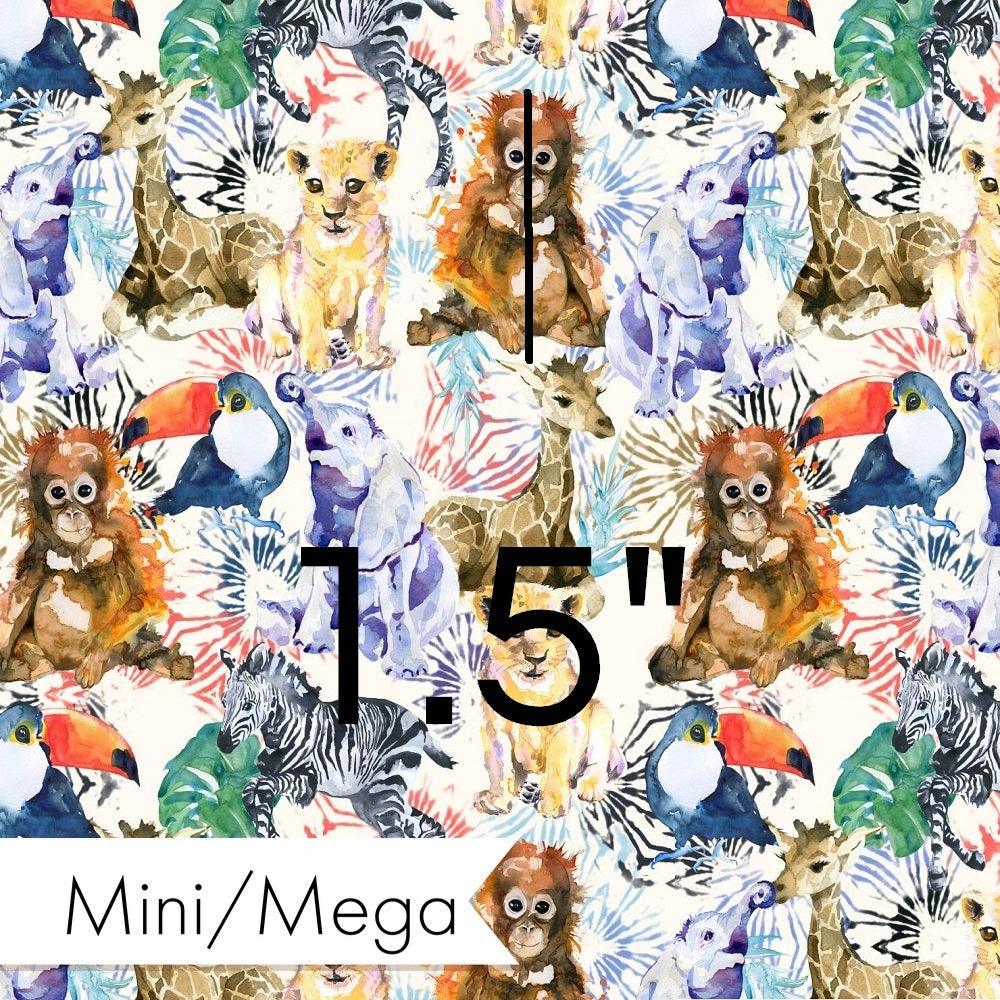 Design 1021 Safari Animal Fabric – premium custom printed fabric for sewing | Fabric by Missy Rose