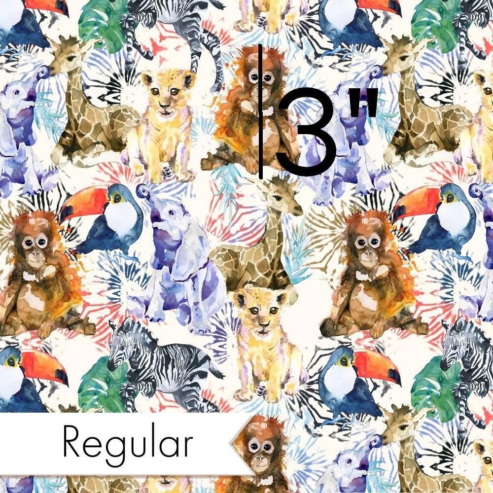 Design 1021 Safari Animal Fabric – Australian custom printed fabric pre-order | Fabric by Missy Rose
