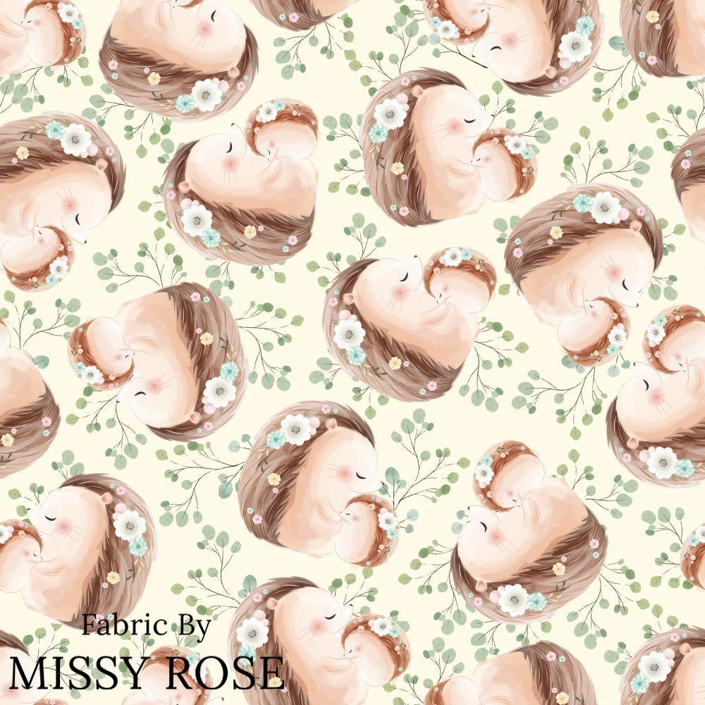 Design 1026 Hedgehog Fabric – made-to-order custom fabric by the metre | Fabric by Missy Rose