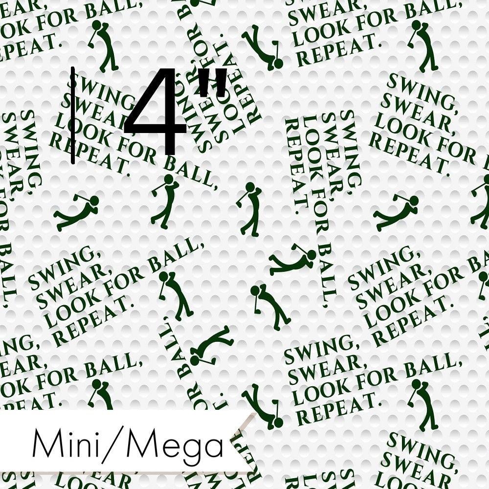 Design 1027 Golf Fabric – made-to-order custom fabric by the metre | Fabric by Missy Rose