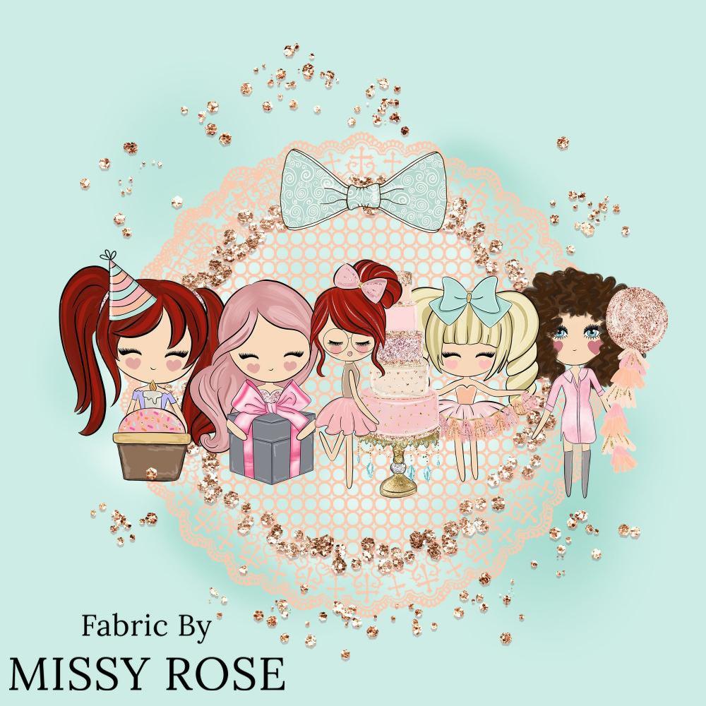 Design 1031 Panel Fabric – custom printed pre-order fabric Australia | Fabric by Missy Rose