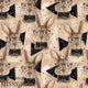 Design 1034 - Neutral Bunny Fabric