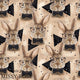 Design 1034 - Neutral Bunny Fabric