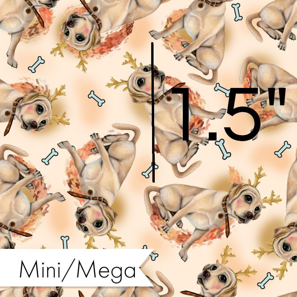 Design 1040 Orange Dog Fabric – custom printed pre-order fabric Australia | Fabric by Missy Rose