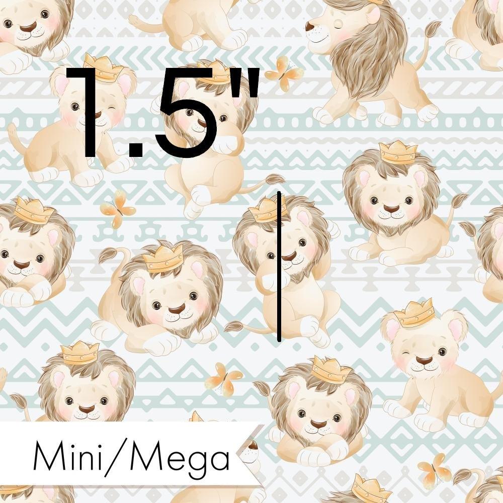 Design 1043 Lion Fabric – made-to-order custom fabric by the metre | Fabric by Missy Rose